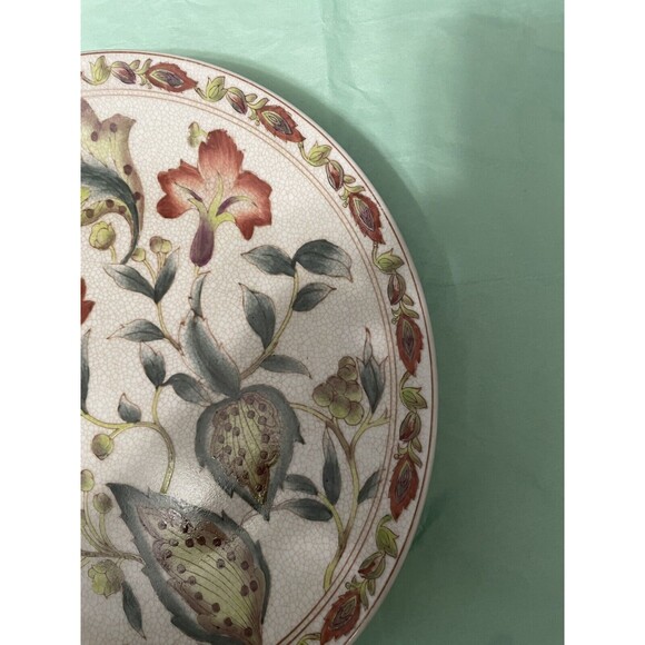 Beautiful Porcelain Enameled Plate - 10 1/2" - Picture 4 of 10